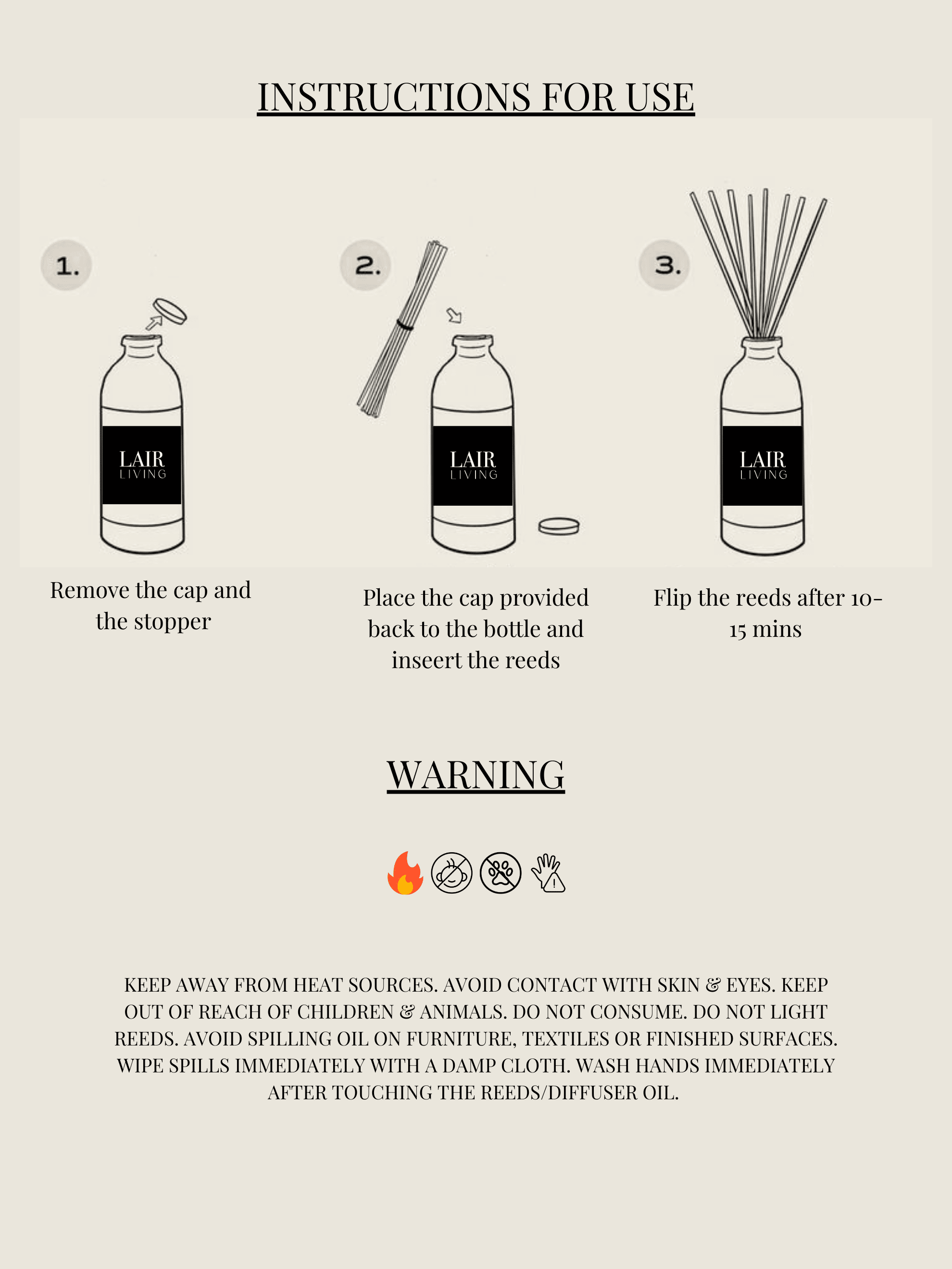 Shop Cashmere Noir Reed Diffuser | Luxury Home Fragrance in India ...