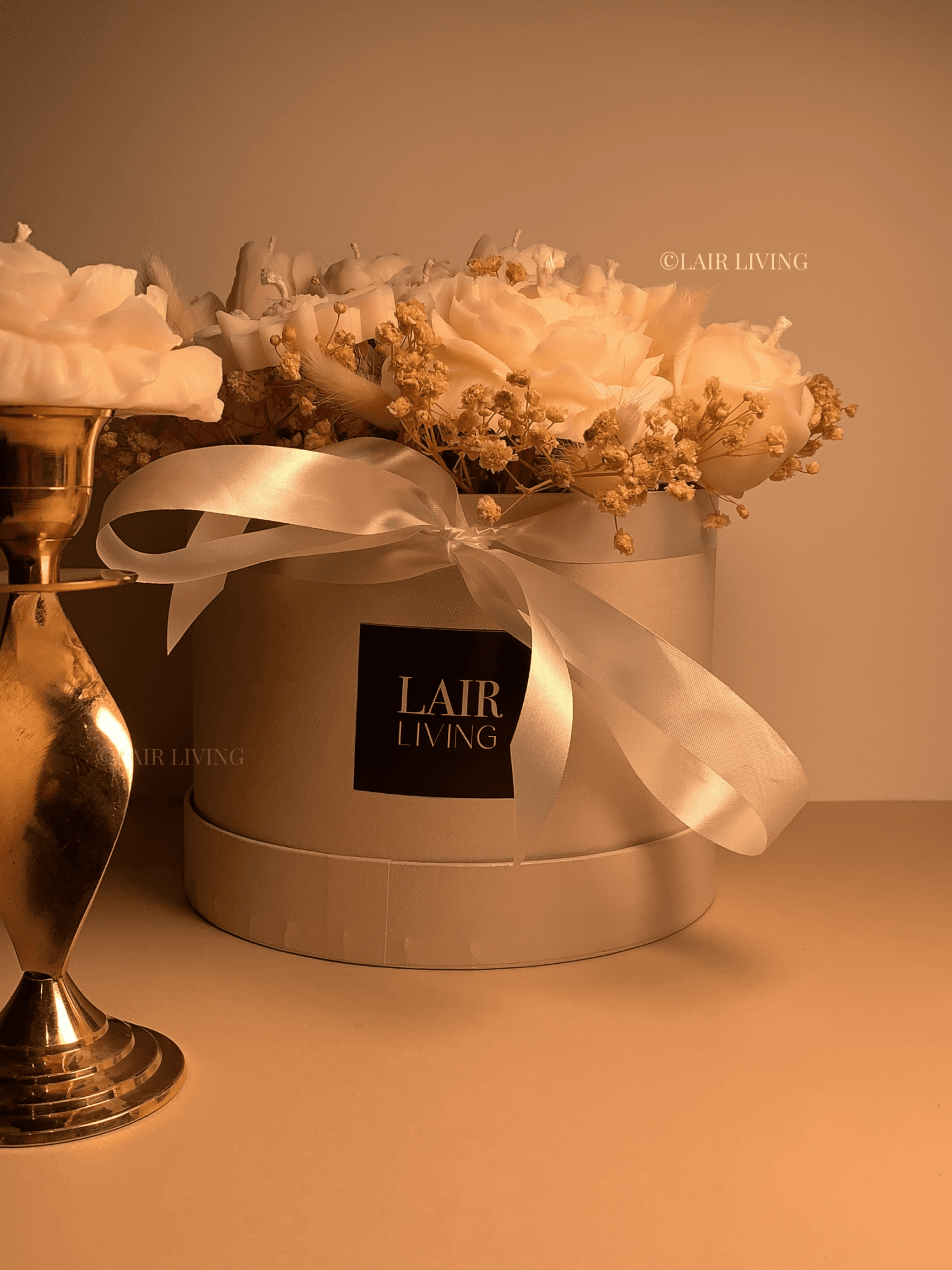Premium Candle Flower Bouquet (Medium) - Lair living