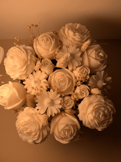 Premium Candle Flower Bouquet (Large) - Lair living