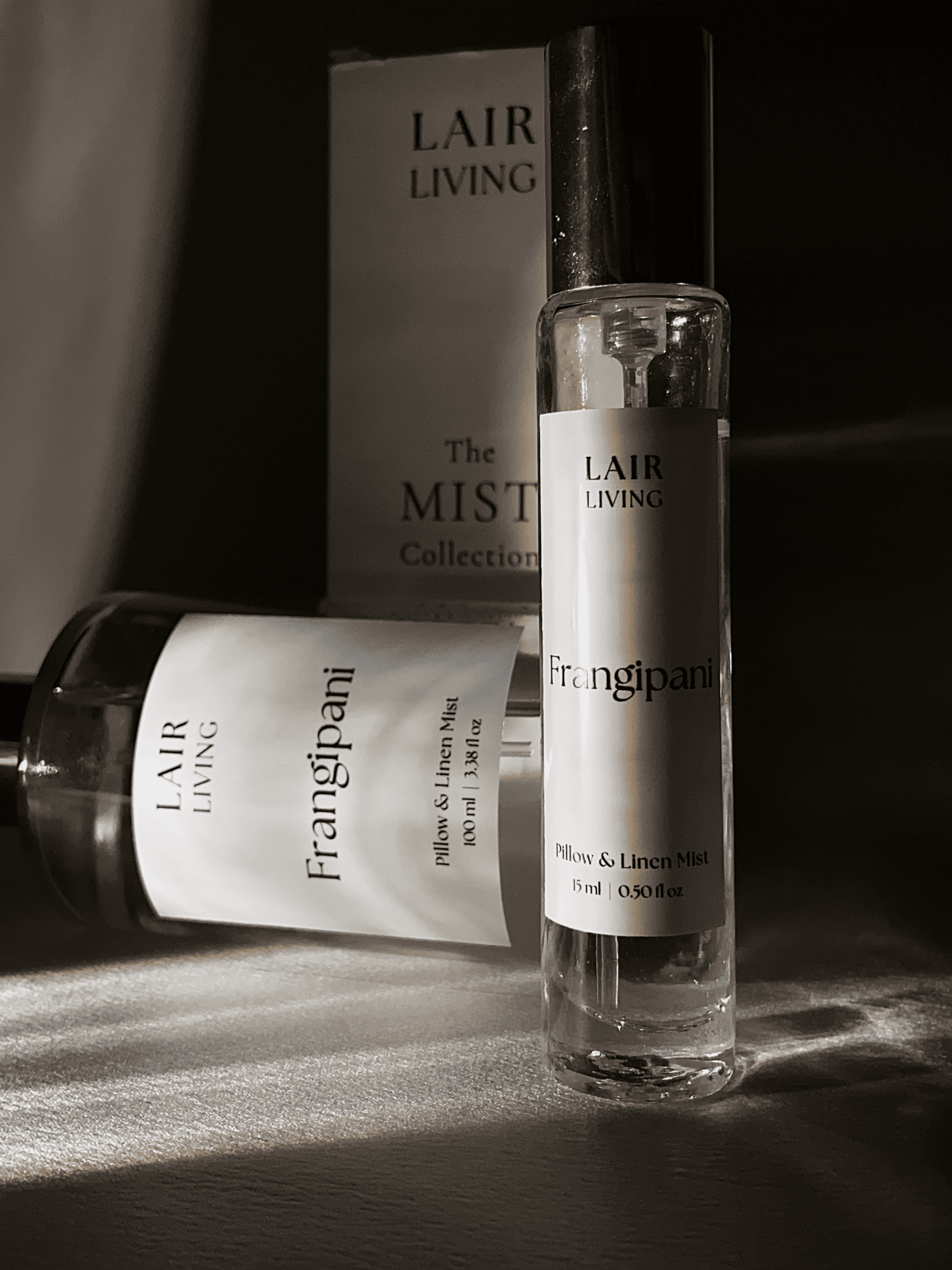 Frangipani Pillow & Linen Mist Spray | Calming Floral Linen Spray – The Mist by Lair Living - Lair living