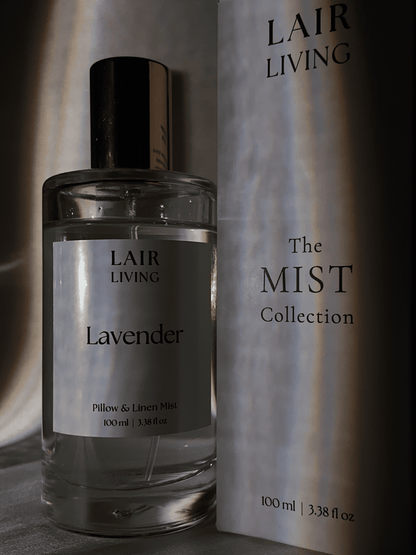 Lavender Pillow & Linen Mist Spray | Relaxing Linen Spray & Bedroom Mist – The Mist Collection by Lair Living - Lair living