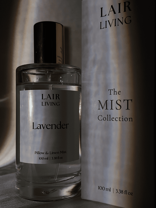 Lavender Pillow & Linen Mist Spray | Relaxing Linen Spray & Bedroom Mist – The Mist Collection by Lair Living - Lair living