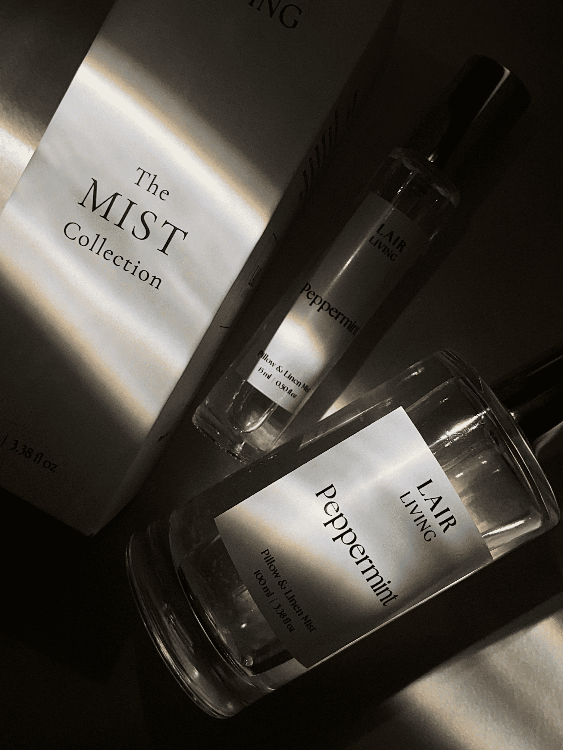 Peppermint Pillow & Linen Mist Spray | Refreshing Room Aroma & Cooling Linen Spray – The Mist by Lair Living - Lair living