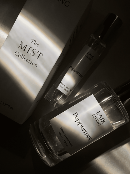 Peppermint Pillow & Linen Mist Spray | Refreshing Room Aroma & Cooling Linen Spray – The Mist by Lair Living - Lair living