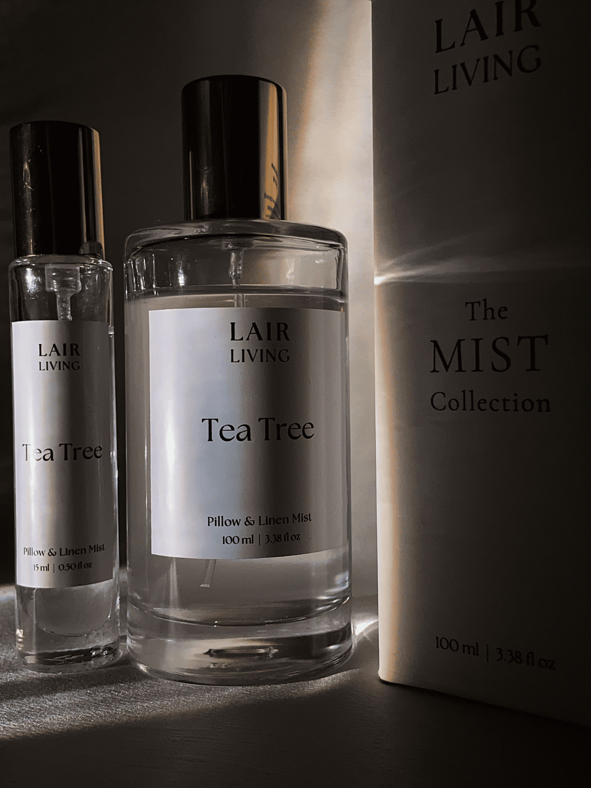 Tea Tree Pillow & Linen Mist Spray | Linen Spray for Bed & Home – The Mist Collection by Lair Living - Lair living