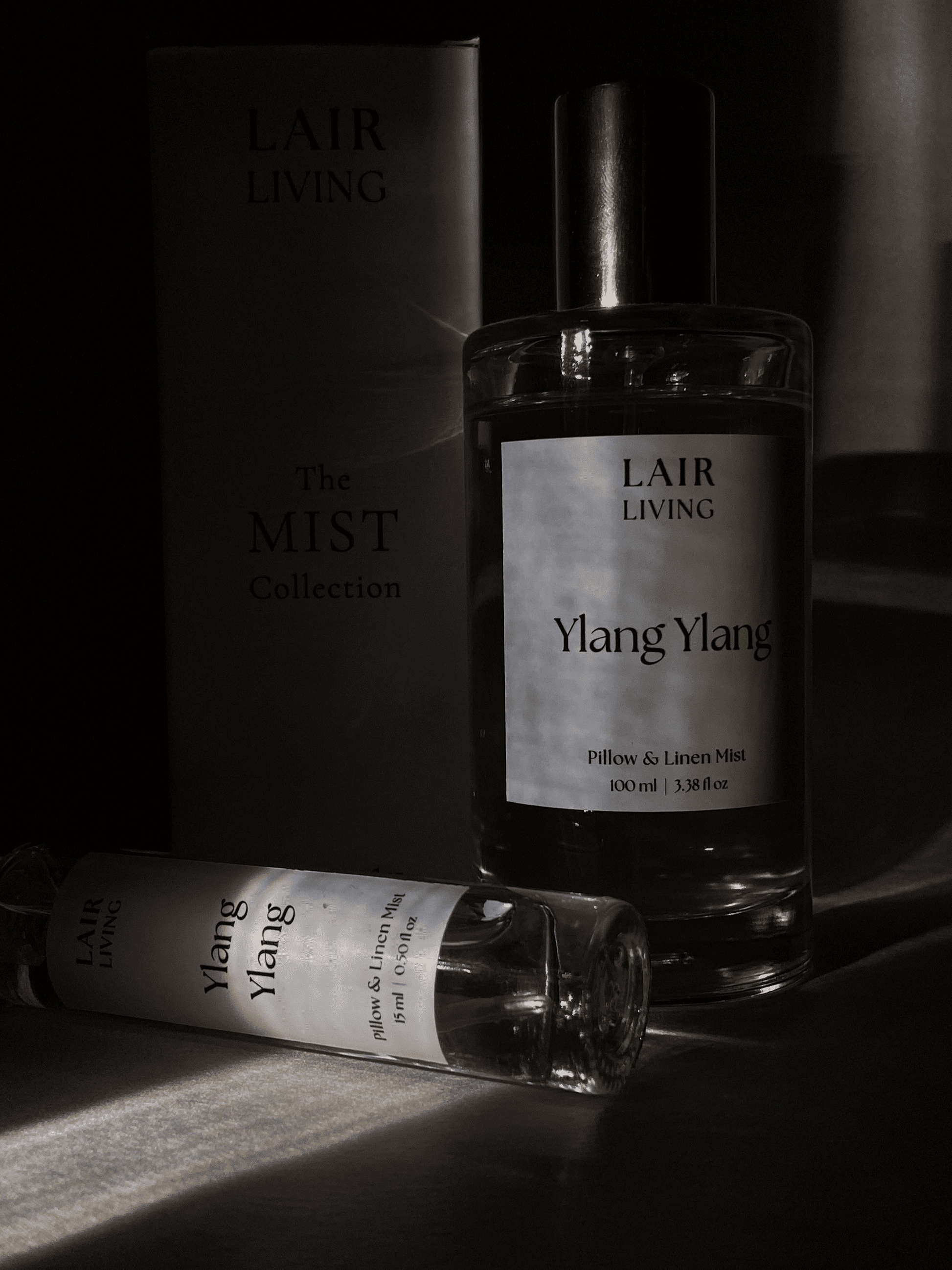 Ylang Ylang Pillow & Linen Mist Spray | Calming & Floral Linen Mist – The Mist by Lair Living - Lair living