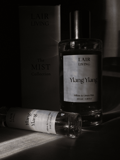 Ylang Ylang Pillow & Linen Mist Spray | Calming & Floral Linen Mist – The Mist by Lair Living - Lair living